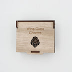 Wine Glass Charms Botanicals Stone Wash