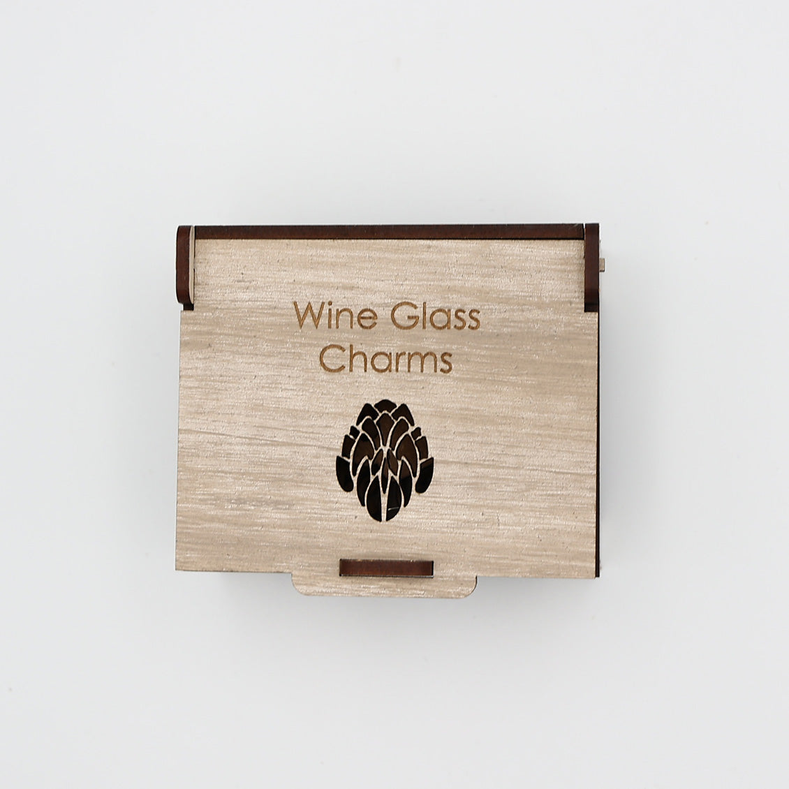 Wine Glass Charms Botanicals Stone Wash