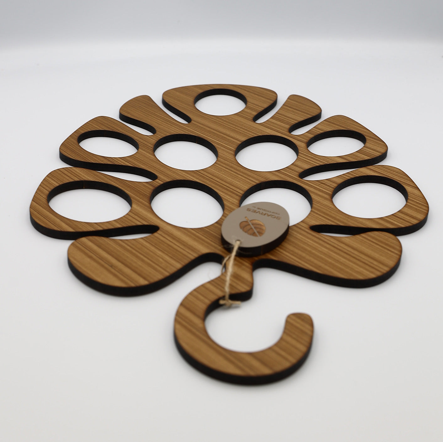 Monstera Leaf Scarf Hanger