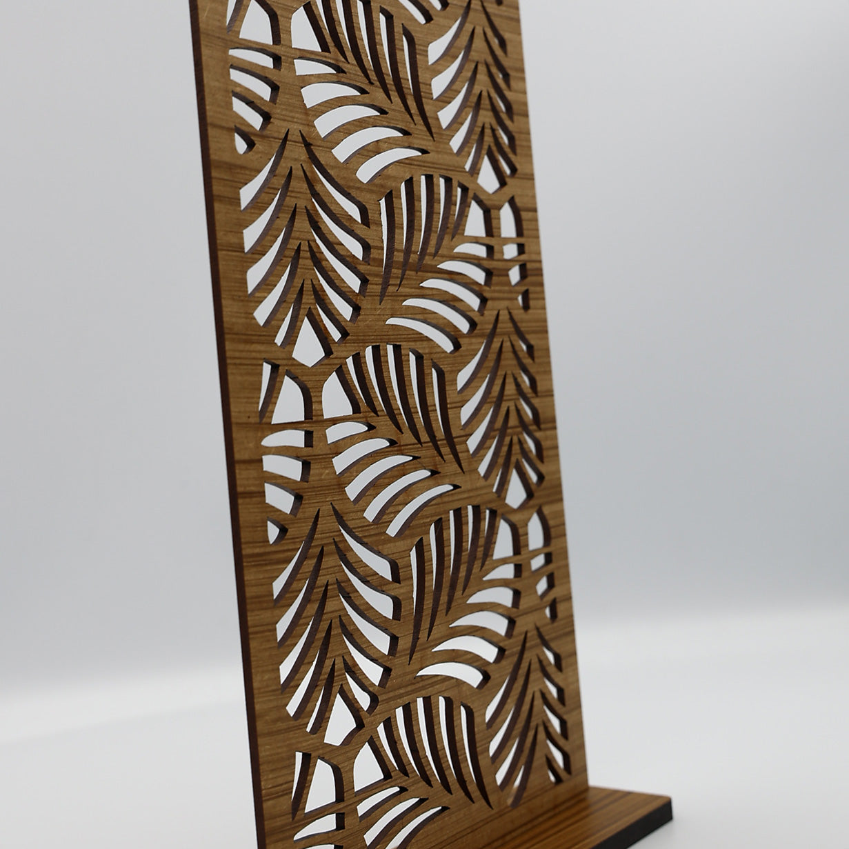 Leaf Earring Stand Wood