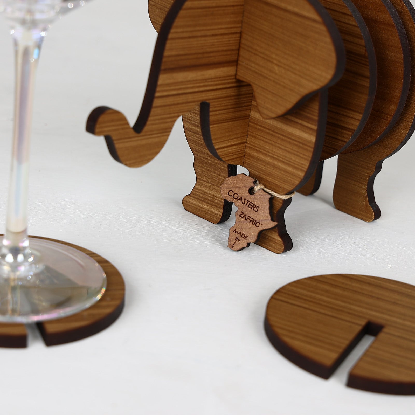 Elephant Coaster Stand (Set of 4)