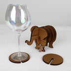 Elephant Coaster Stand (Set of 4)