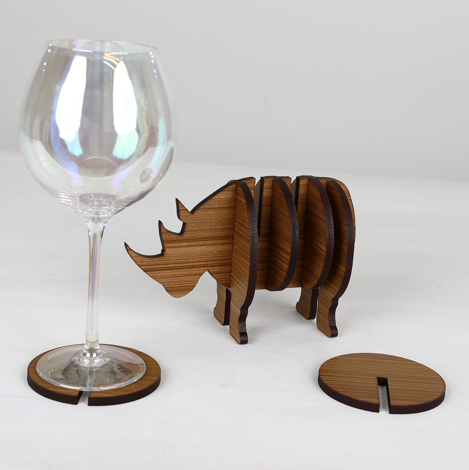 Rhino Coaster Stand (Set of 4)