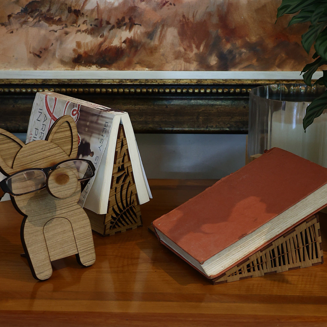 Wooden Bookmark Holder