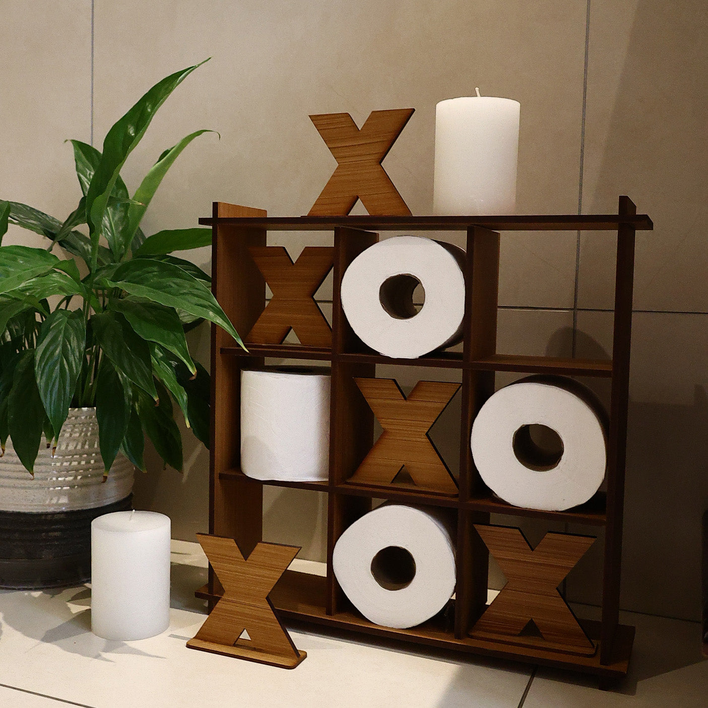 Bathroom Noughts & Crosses