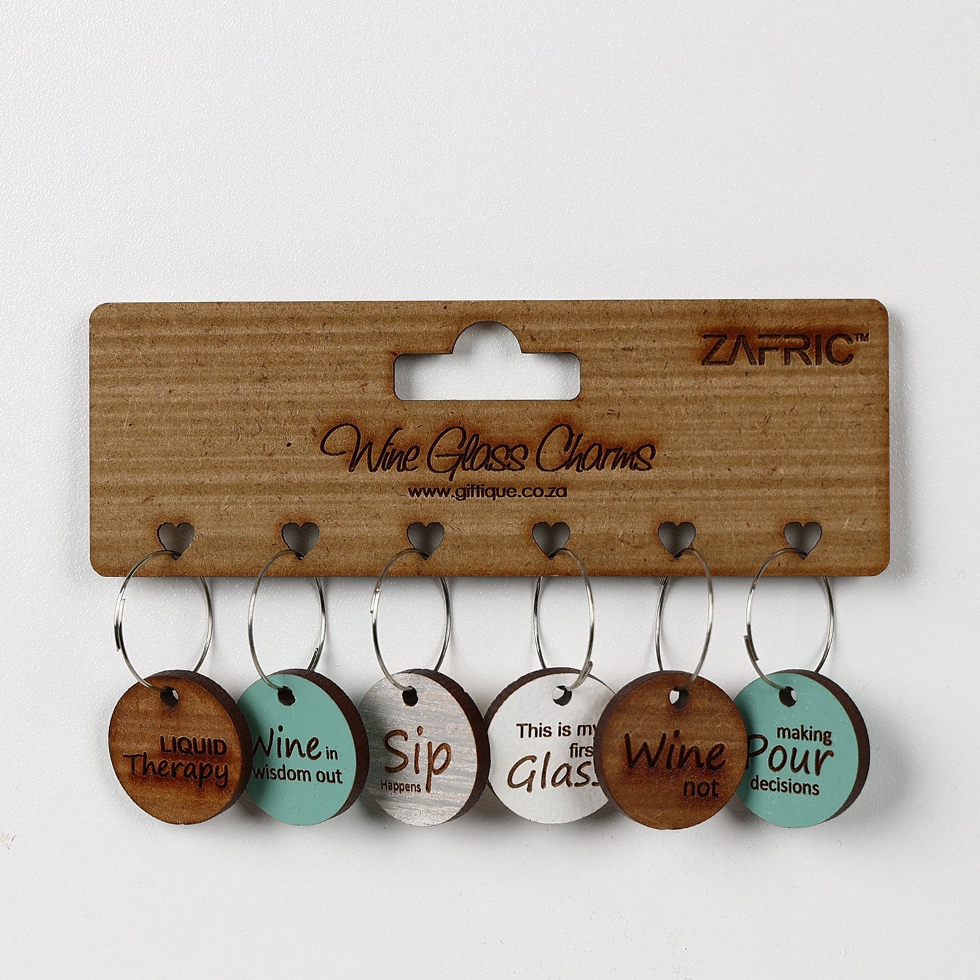 Cheers and Charm Wine Glass Charm Set