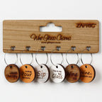 Cheers and Charm Wine Glass Charm Set