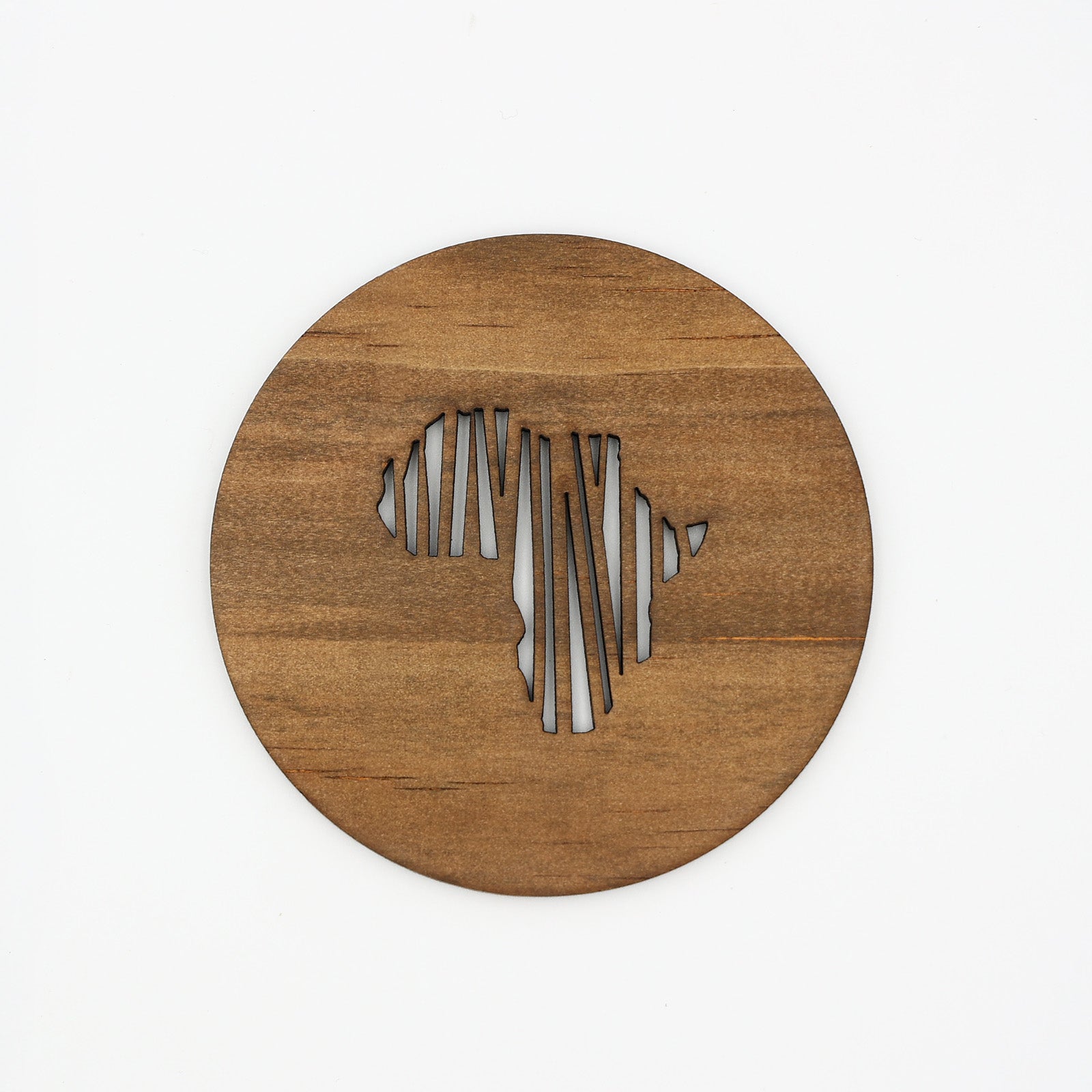 Africa Cut Out Coaster (Set of 4)