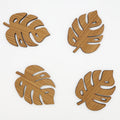 Monstera Leaf Coasters (Set of 4)