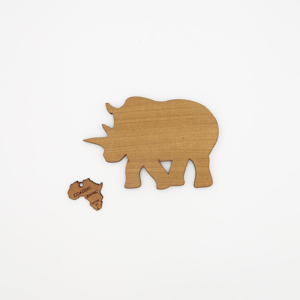 Rhino Coasters (Set of 4)