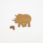 Rhino Coasters (Set of 4)