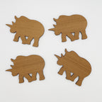 Rhino Coasters (Set of 4)