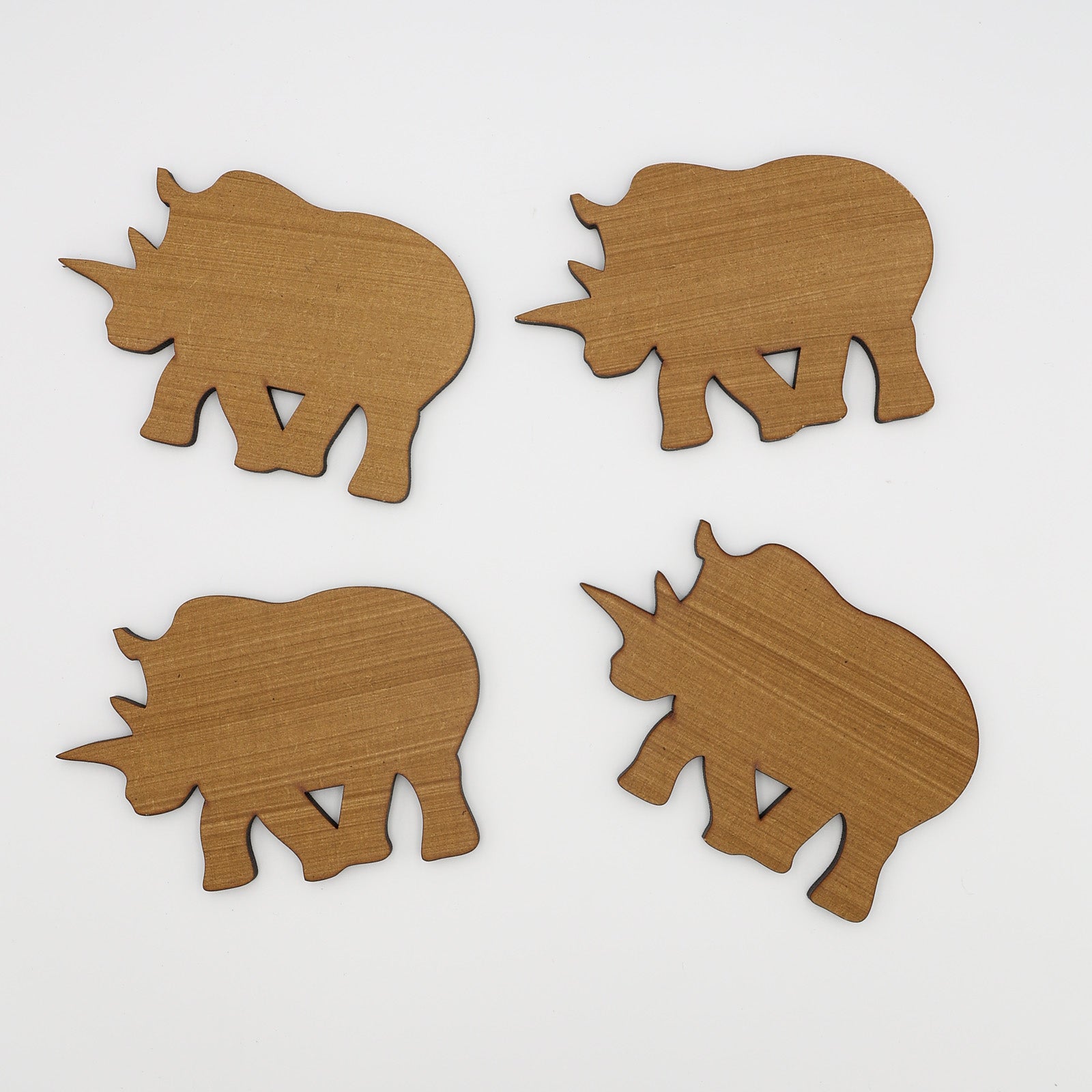 Rhino Coasters (Set of 4)