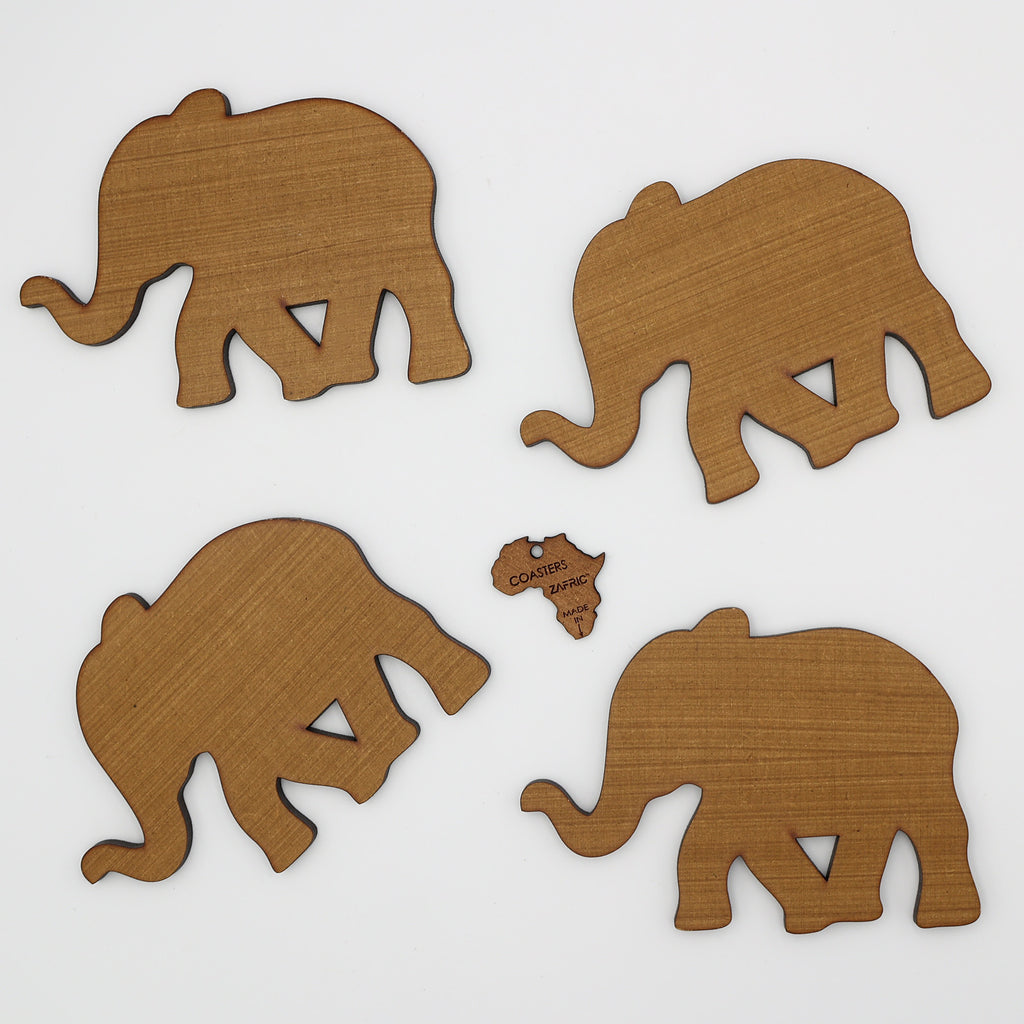 Elephant Coasters (Set of 4)