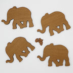 Elephant Coasters (Set of 4)