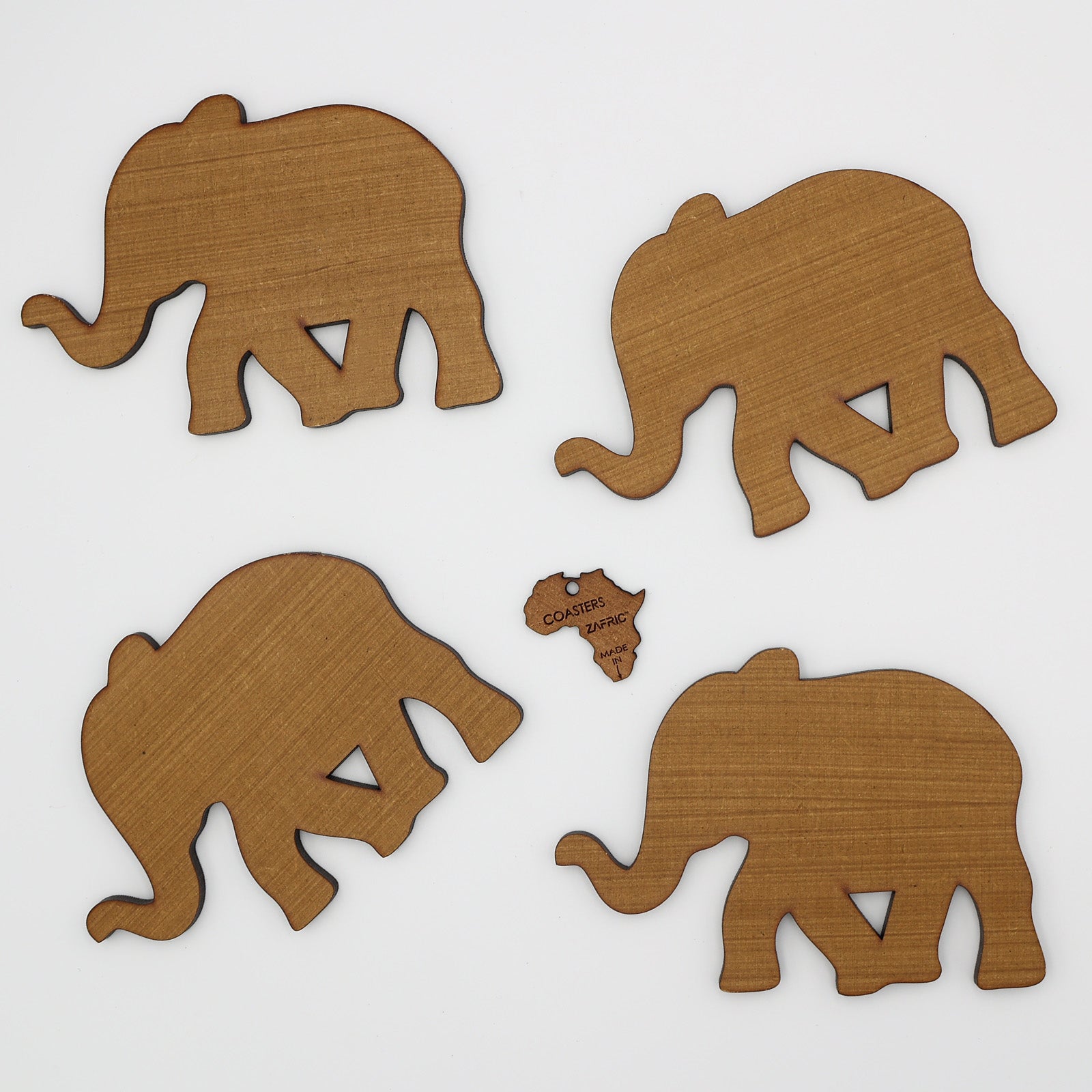 Elephant Coasters (Set of 4)