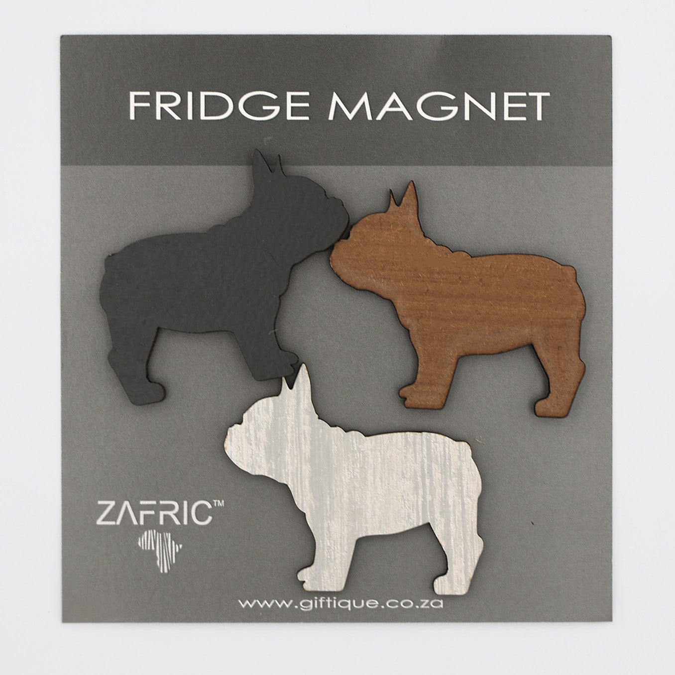 Magnet Triple Frenchie Dog