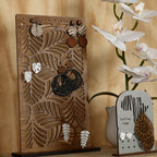 Leaf Earring Stand Wood