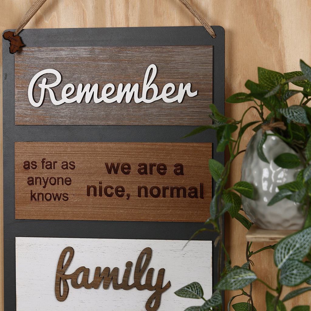 Normal Family Sign
