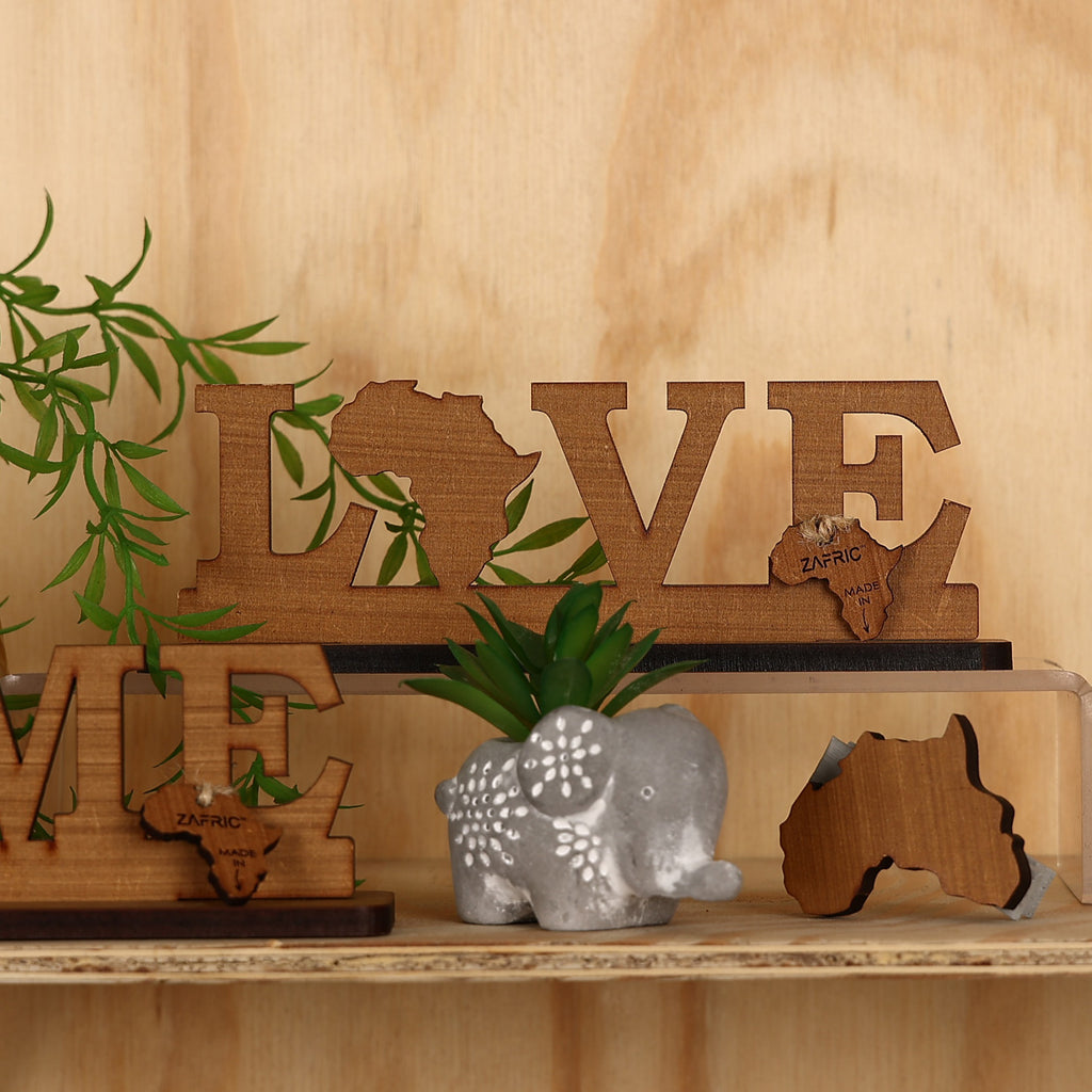 Wooden Love Sign