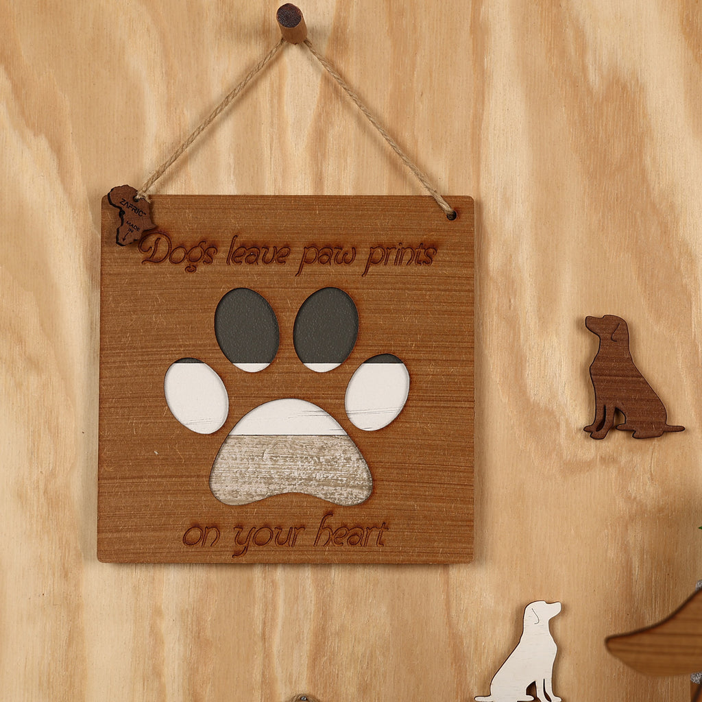 Paw Prints Sign