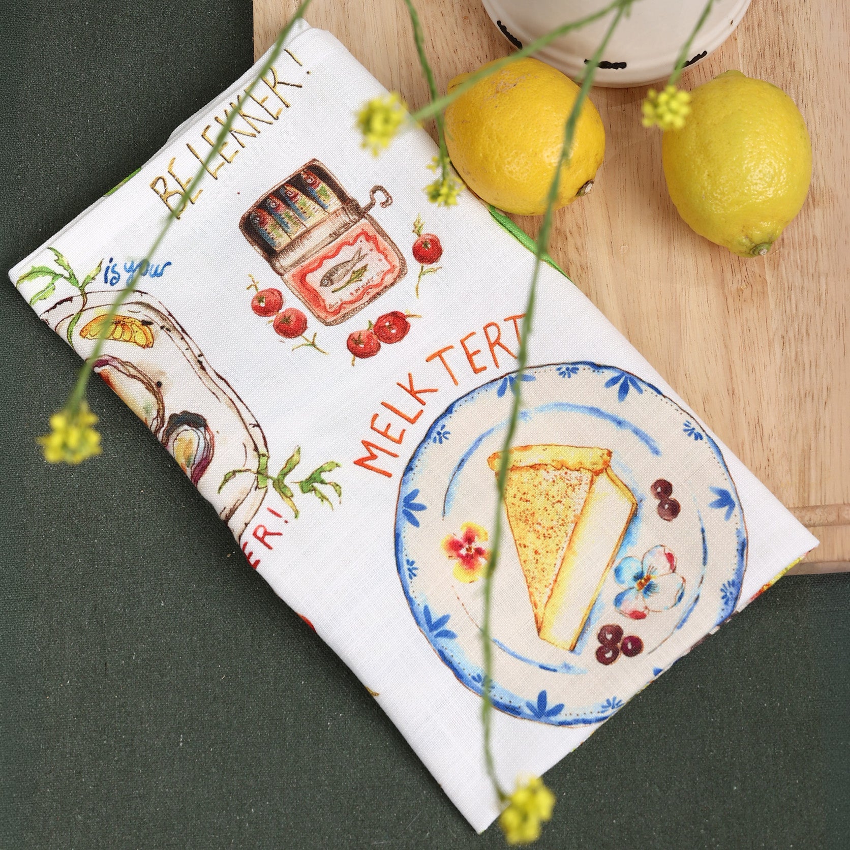 Fabulous Feast Tea towel – Original Gifts ZA