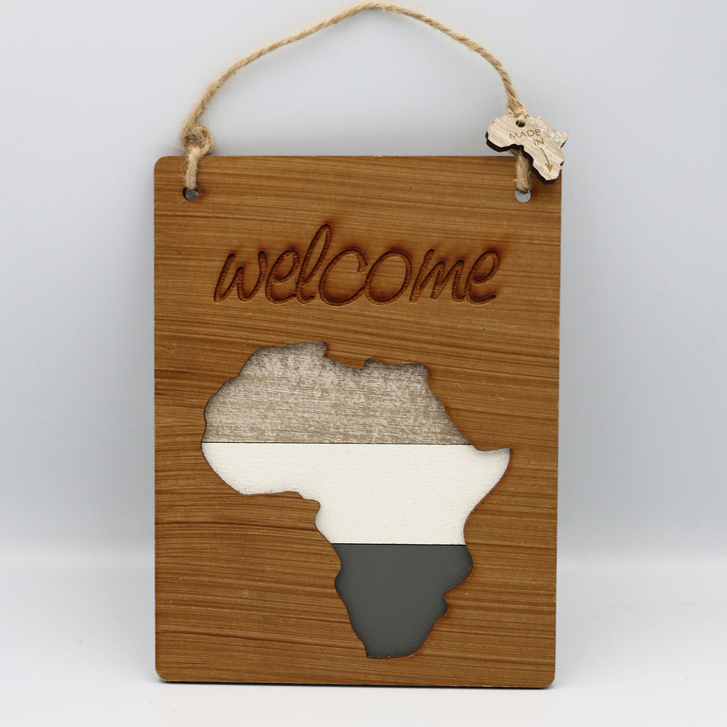 Welcome Africa Sign