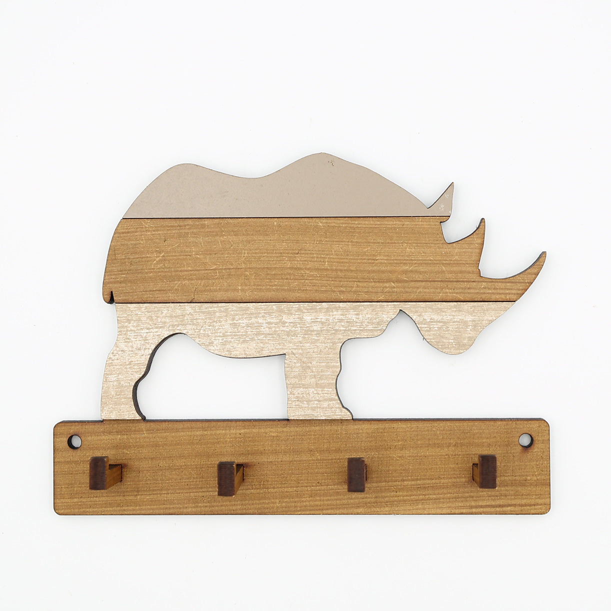 Rhino Key Holder Layered