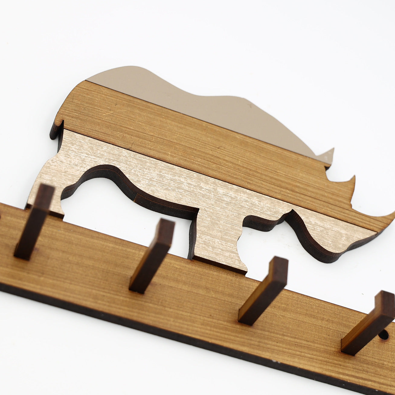 Rhino Key Holder Layered