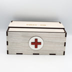 First Aid Box Grey Wash