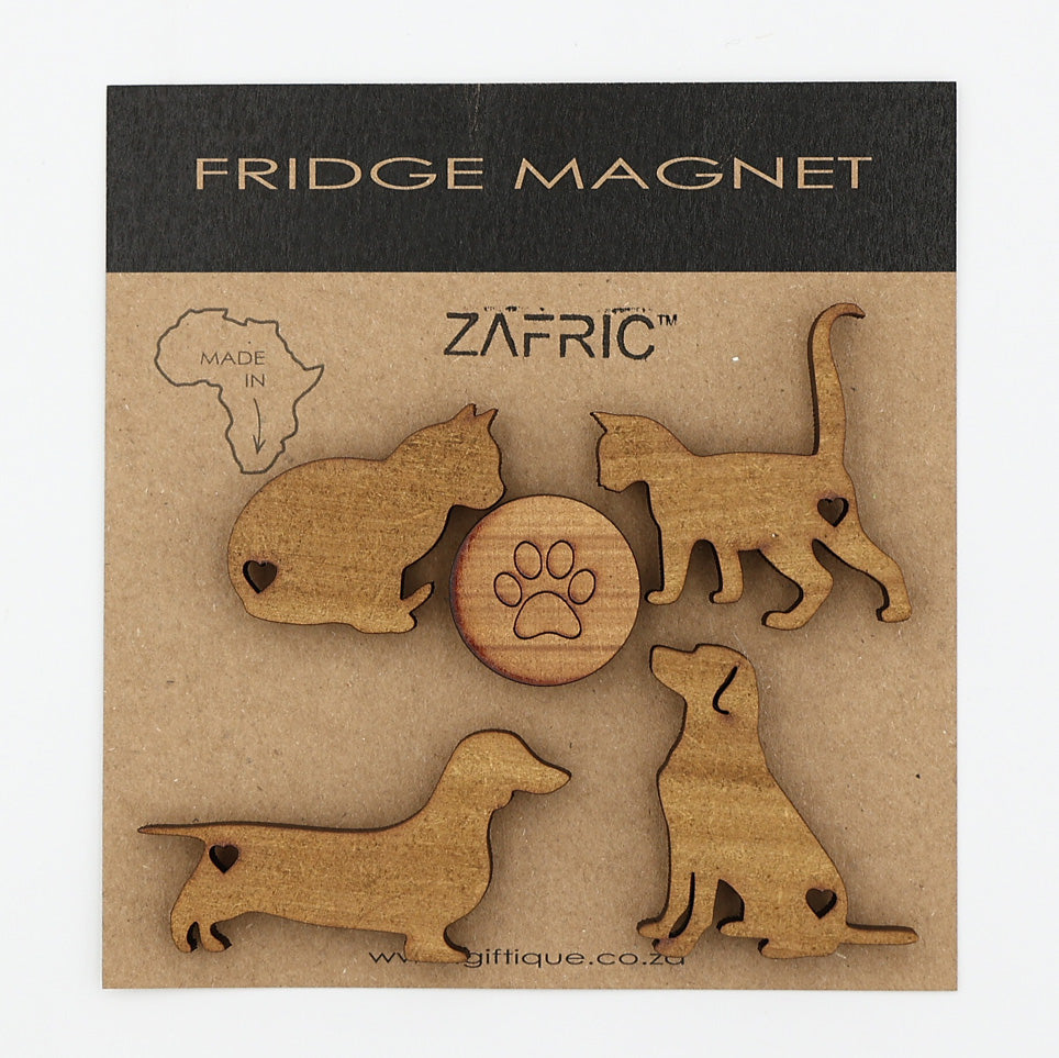 Magnet Cat & Dog Set of 5