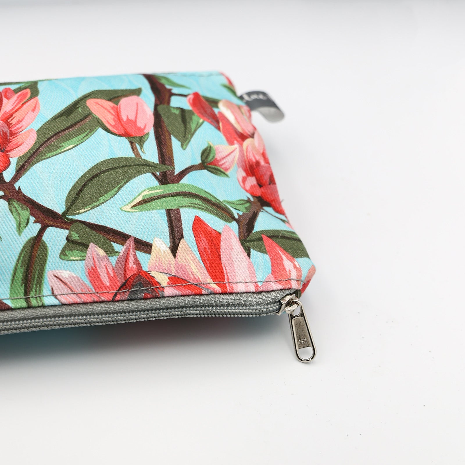 Double Pouch Pencil Case – Red Protea
