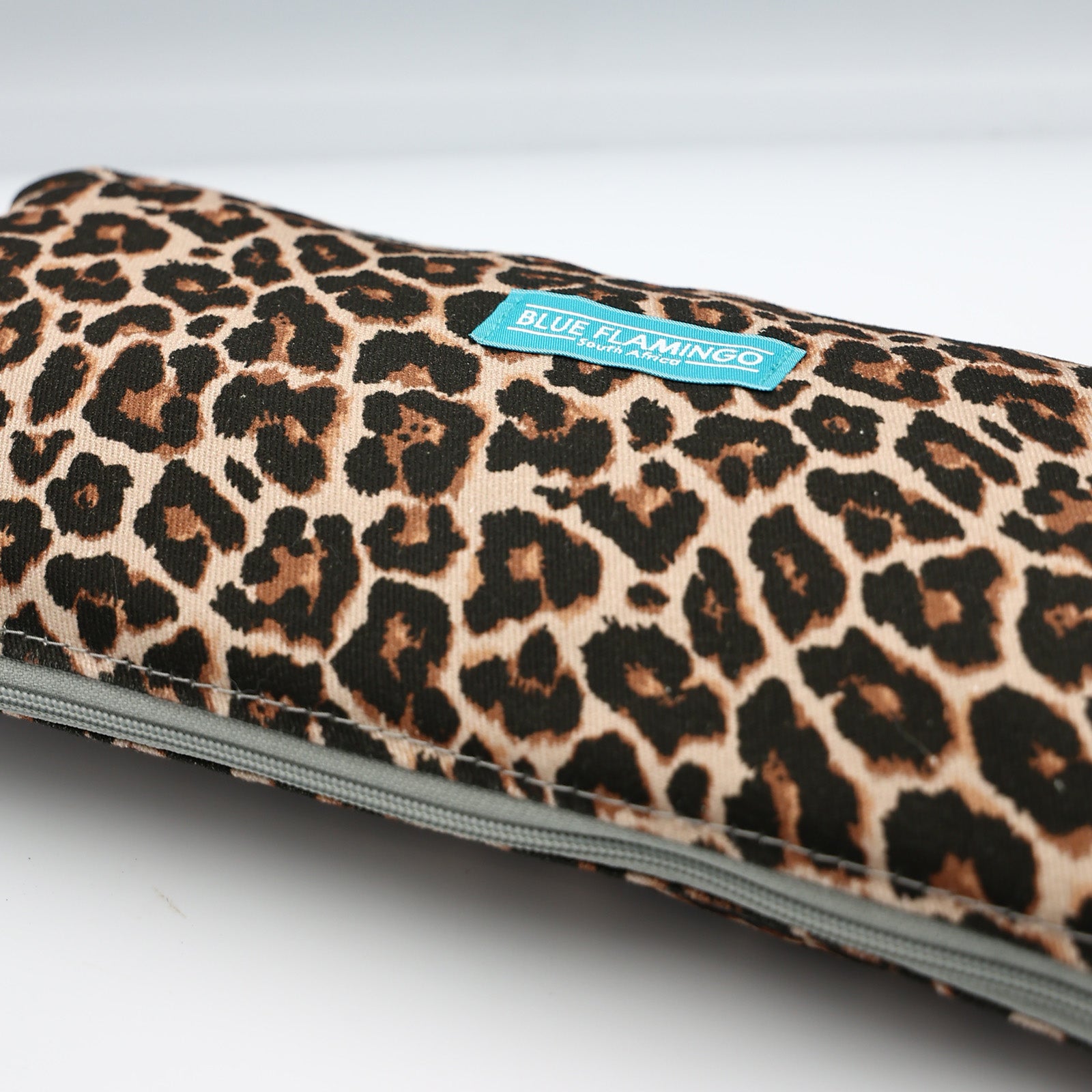 Double Pouch Pencil Case – Leopard Print