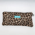 Double Pouch Pencil Case – Leopard Print
