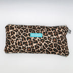Double Pouch Pencil Case – Leopard Print