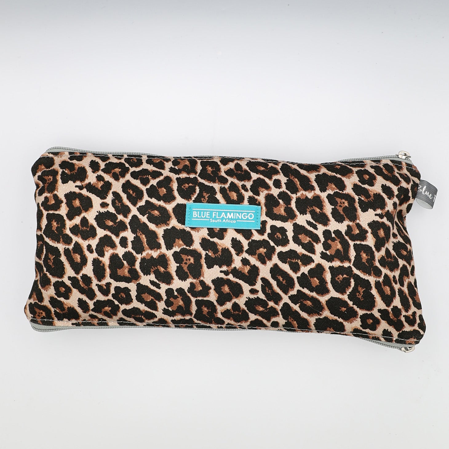 Double Pouch Pencil Case – Leopard Print