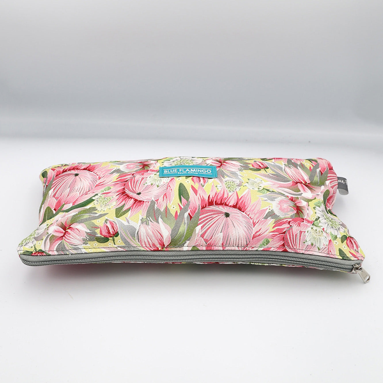 Double Pouch Pencil Case – Pink Protea