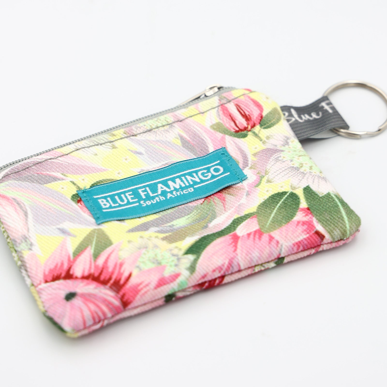 Keyring Cosmetic Bag – Pink Protea
