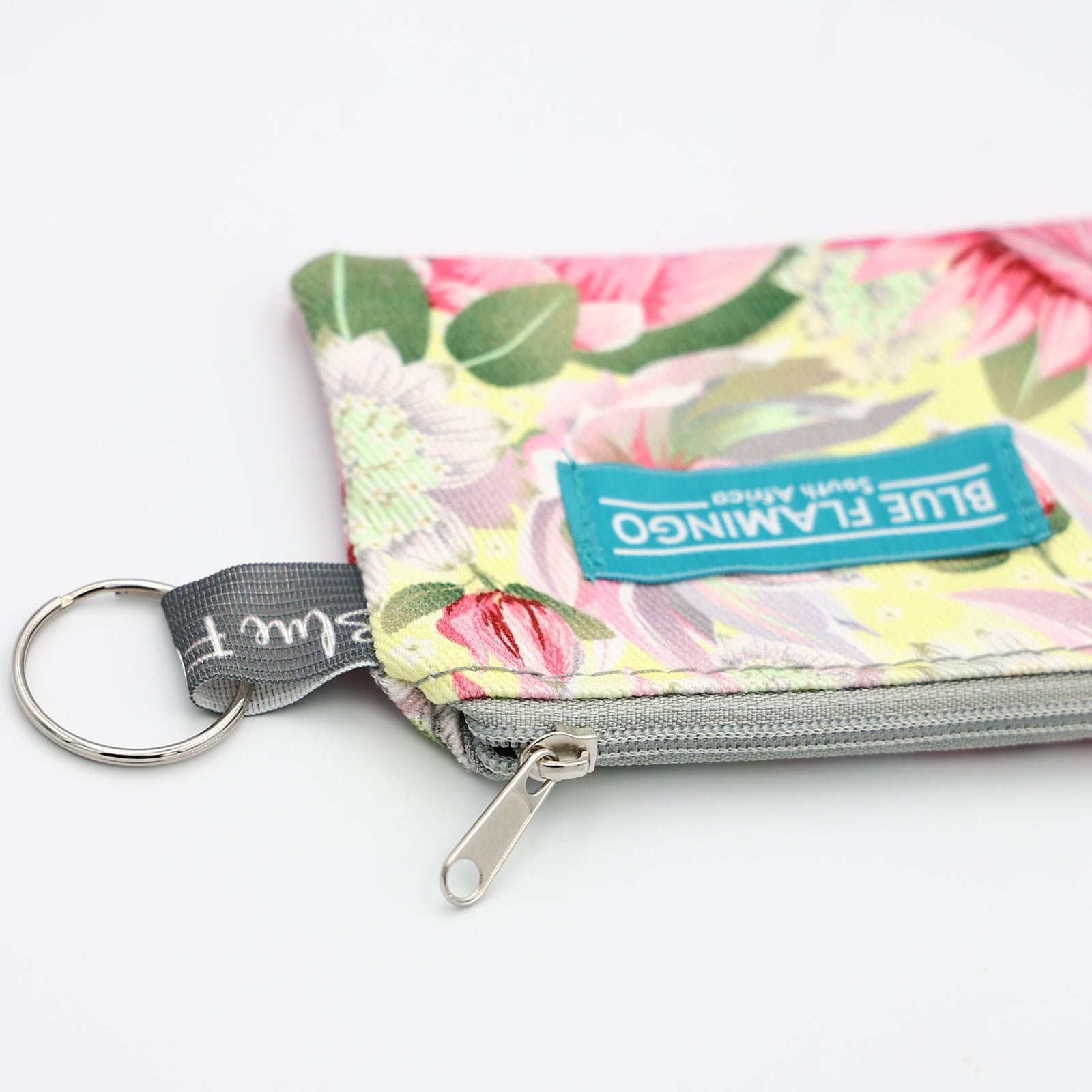 Keyring Cosmetic Bag – Pink Protea