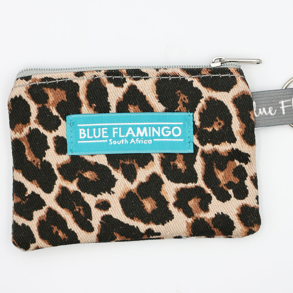 Keyring Cosmetic Bag – Leopard Print