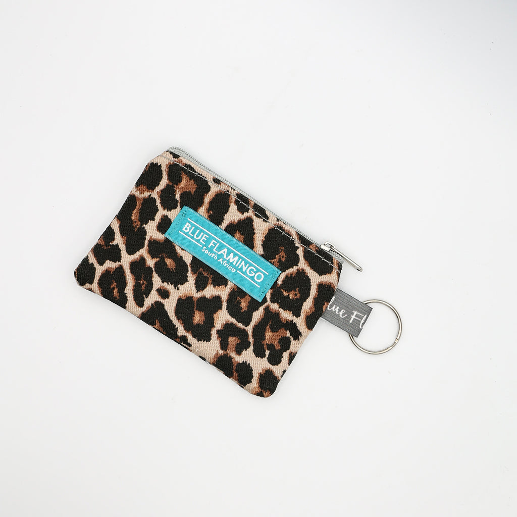 Keyring Cosmetic Bag – Leopard Print