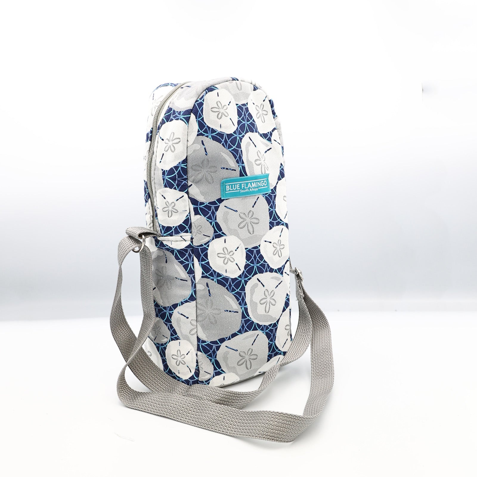 Bottle Cooler – Navy Grey Bubbles