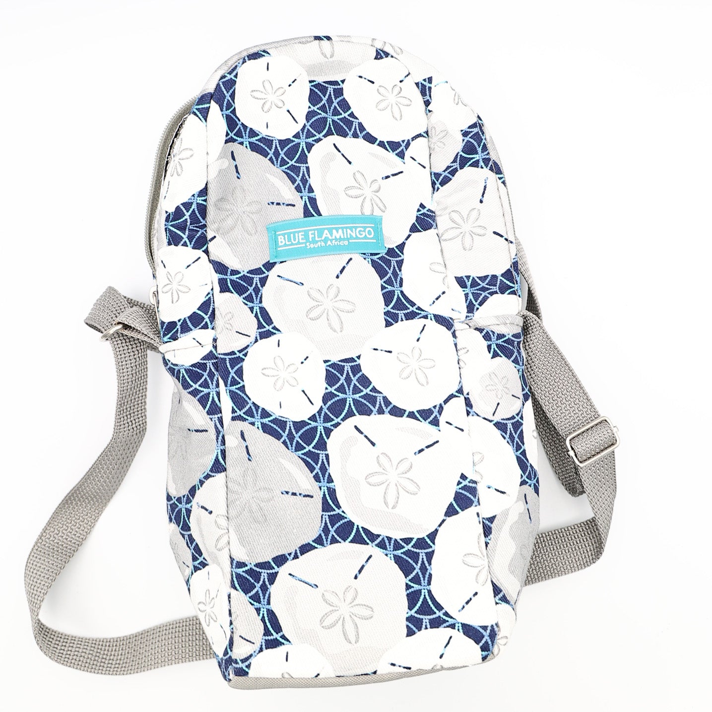 Bottle Cooler – Navy Grey Bubbles