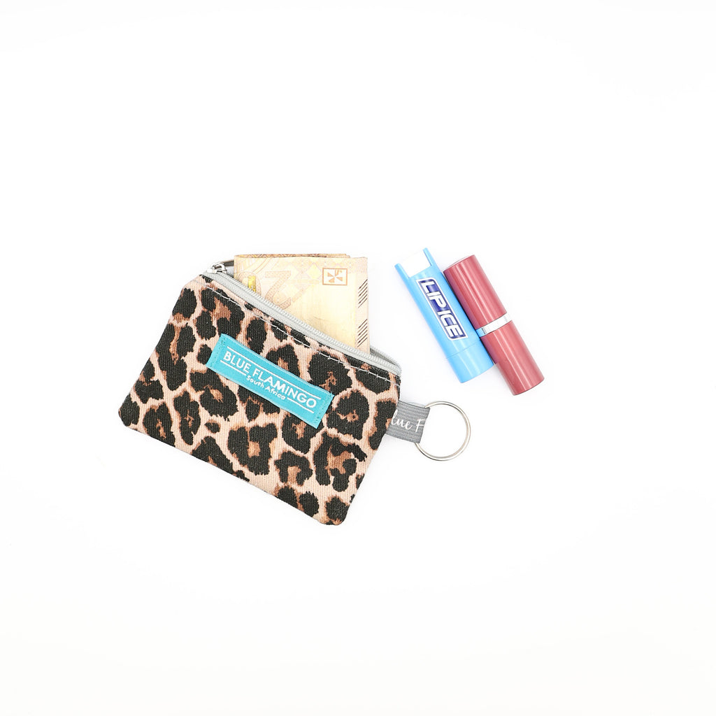 Keyring Cosmetic Bag – Leopard Print